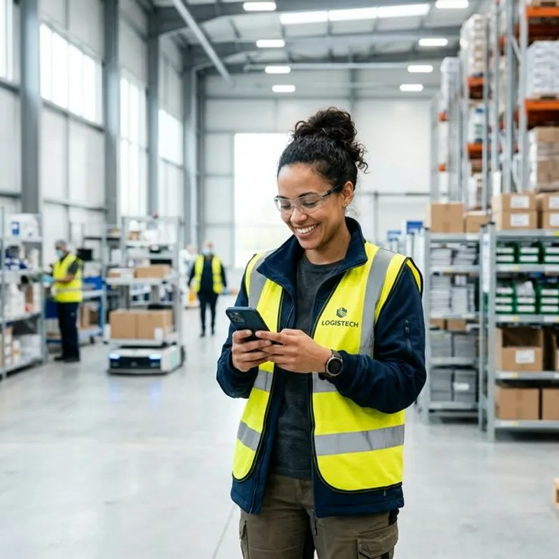 Logistics frontline worker