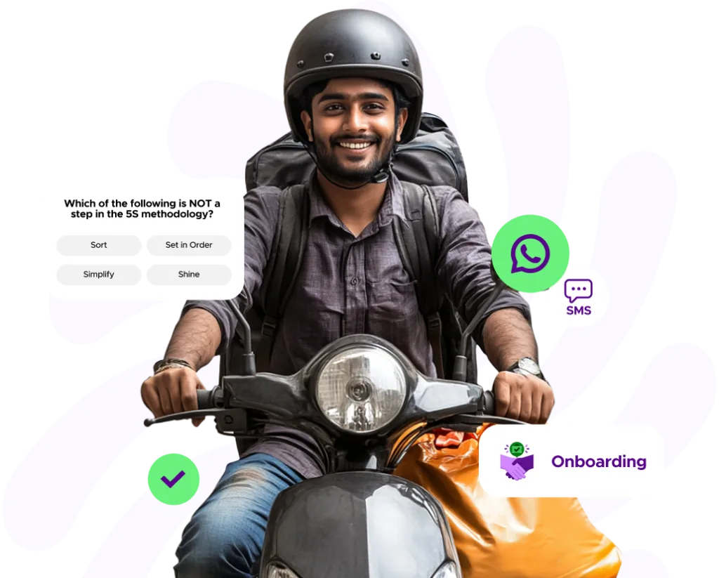 Delivery partner using Leap10x