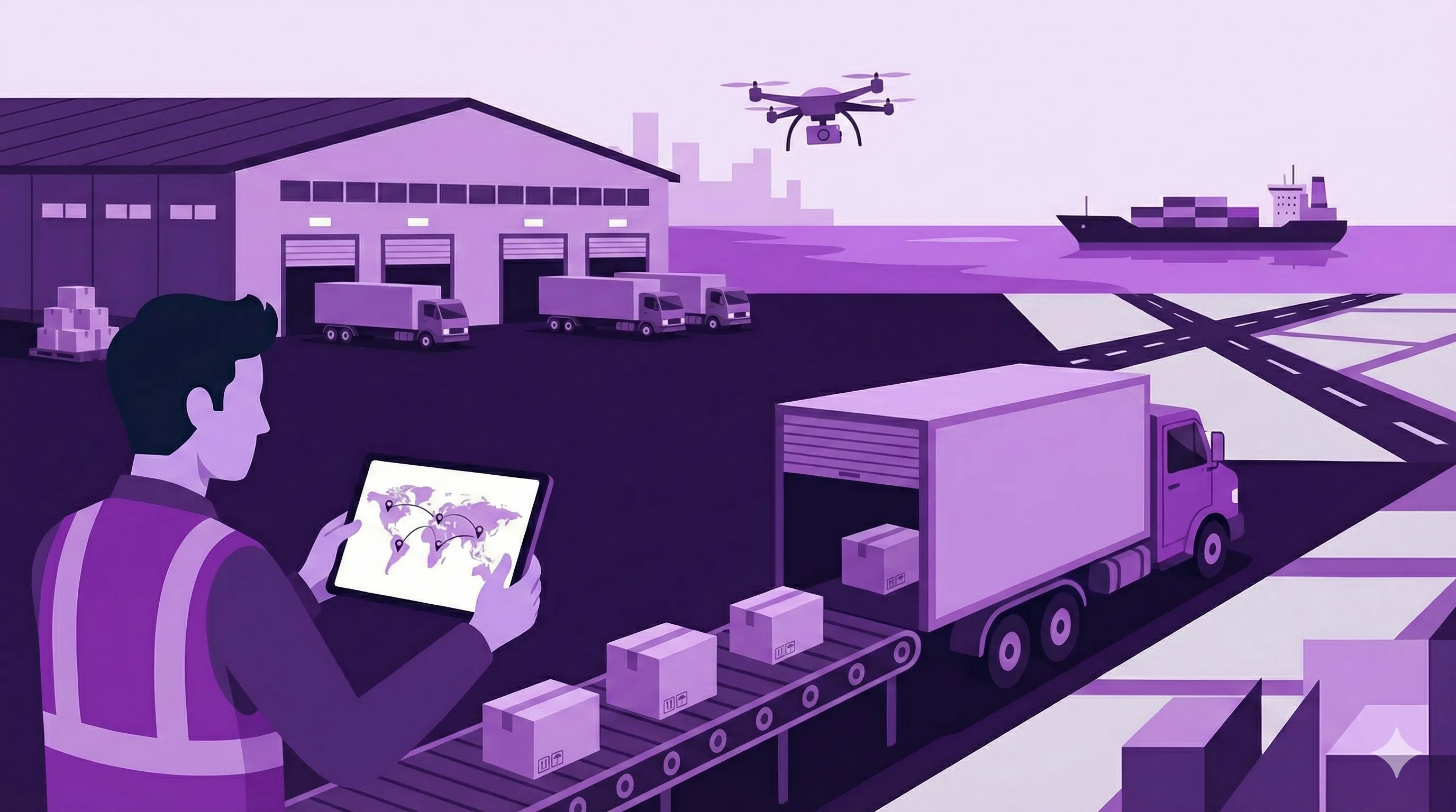 Logistics & Transportation illustration