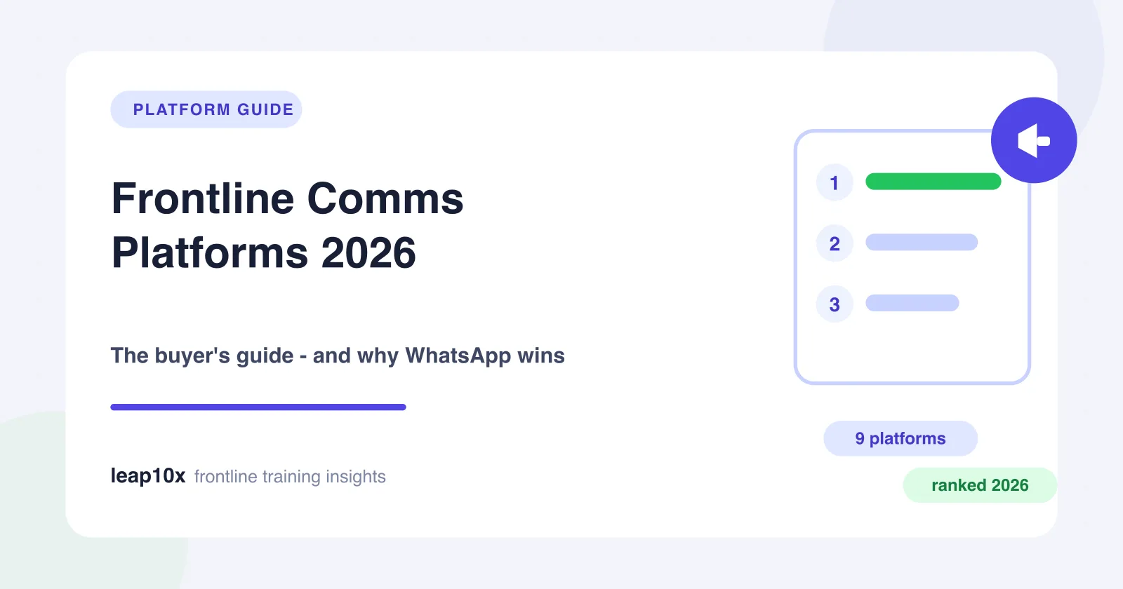 Best Frontline Employee Communication Platforms in 2026 (And Why WhatsApp Beats Them All)