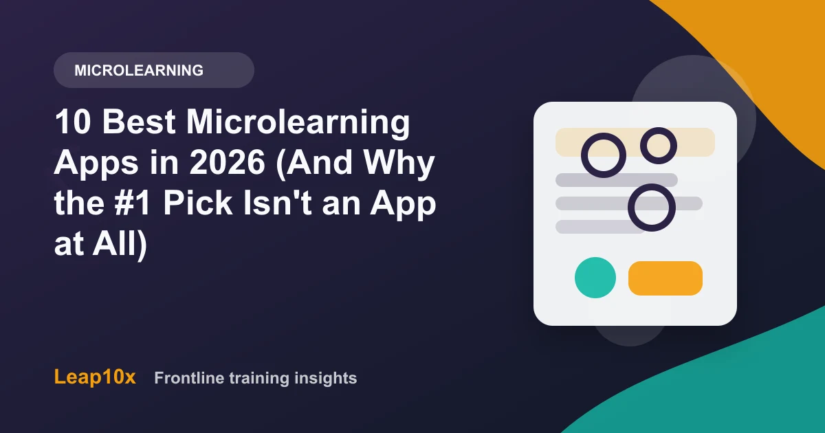 10 Best Microlearning Apps in 2026 (And Why the #1 Pick Isn't an App at All)