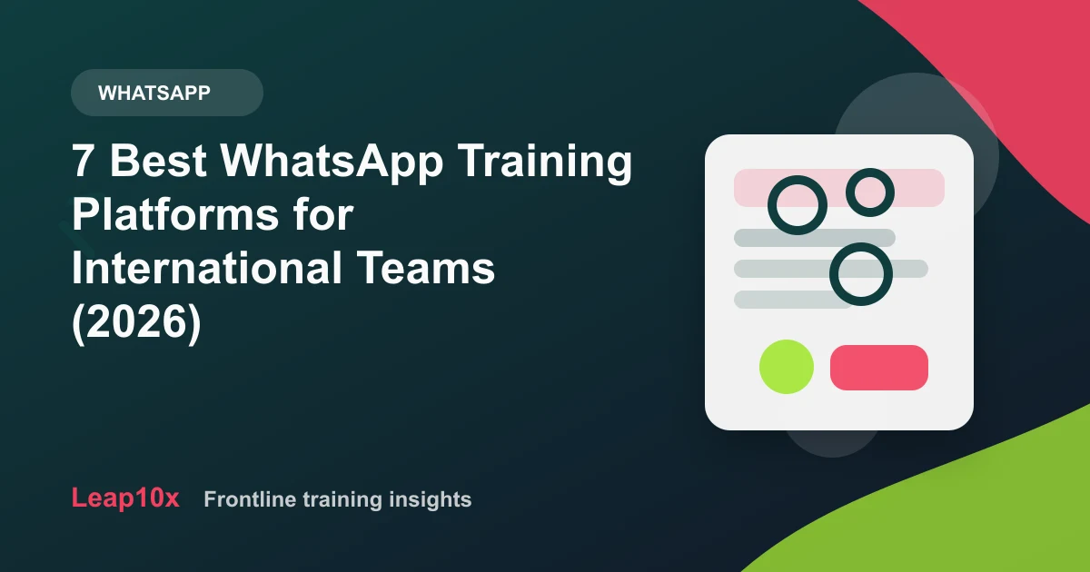 7 Best WhatsApp Training Platforms for International Teams (2026)