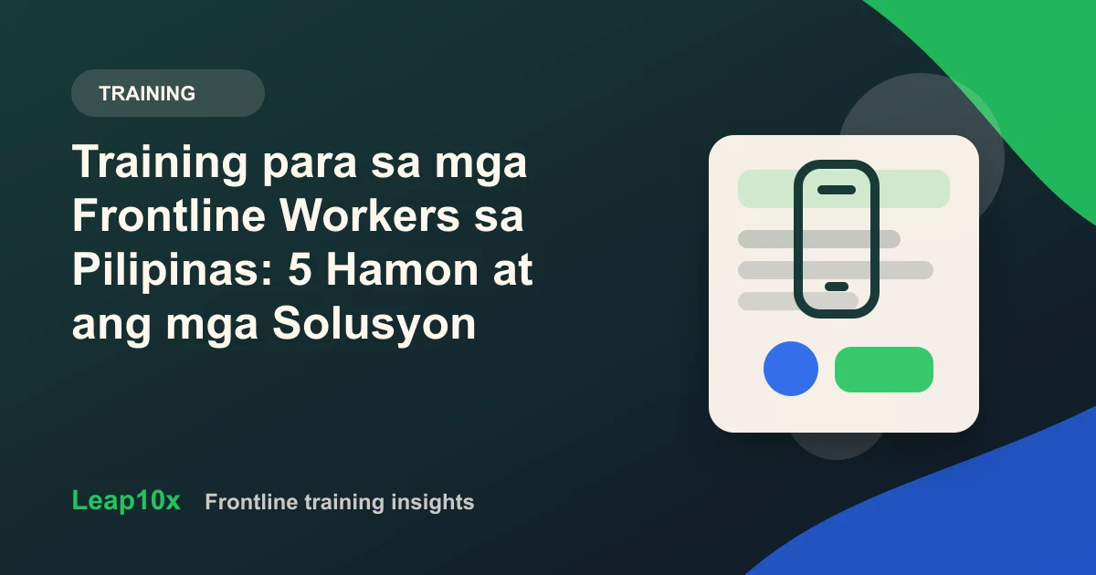Training para sa mga Frontline Workers sa Pilipinas: 5 Hamon at ang mga Solusyon