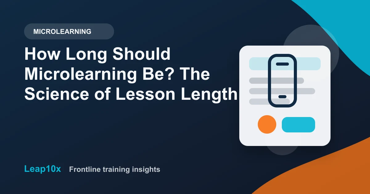 How Long Should Microlearning Be? The Science of Lesson Length