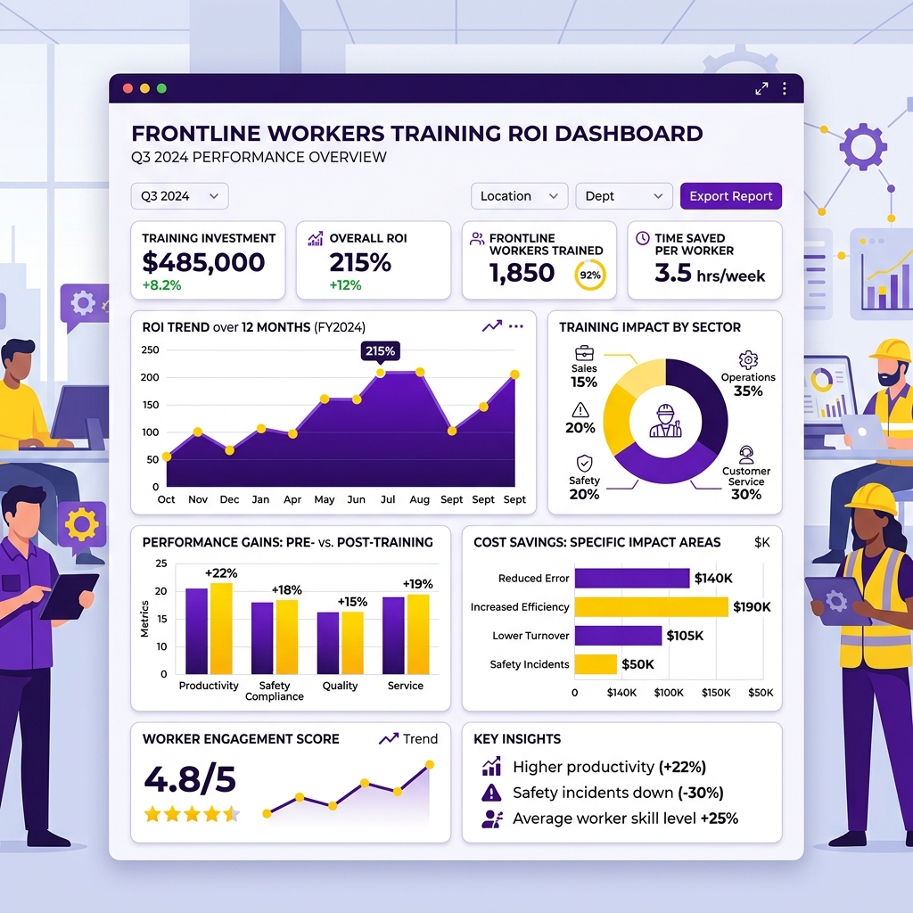 How to Measure Training ROI for Deskless Workers: Metrics That Actually Matter