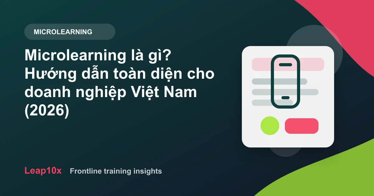 Microlearning là gì? Hướng dẫn toàn diện cho doanh nghiệp Việt Nam (2026)