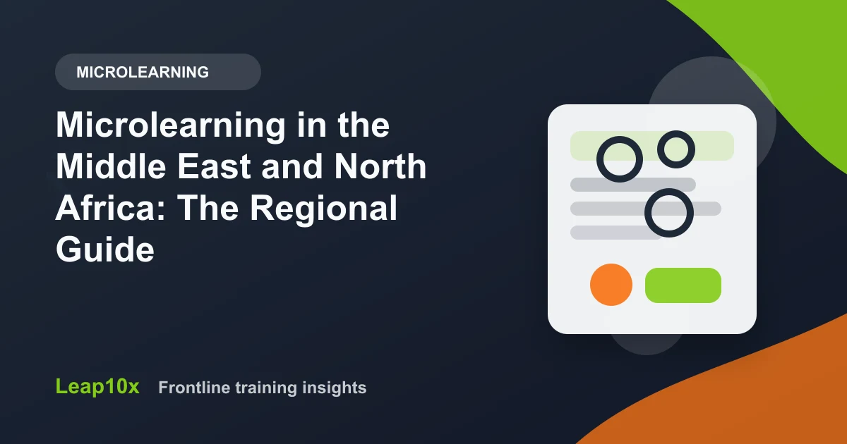 Microlearning in the Middle East and North Africa: The Regional Guide