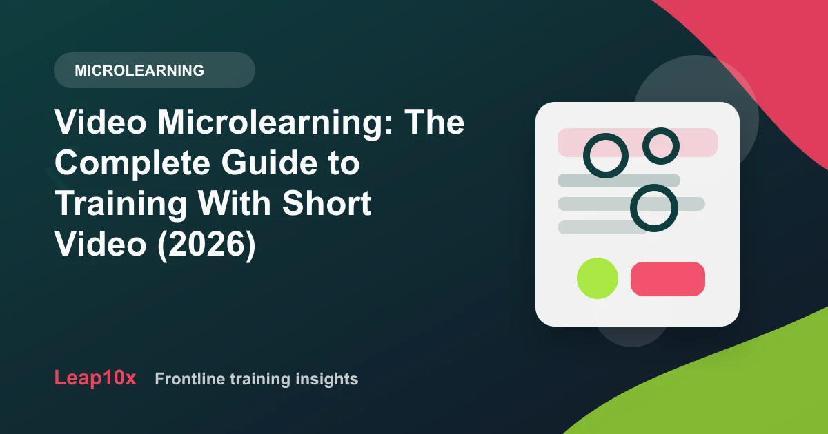 Video Microlearning: The Complete Guide to Training With Short Video (2026)
