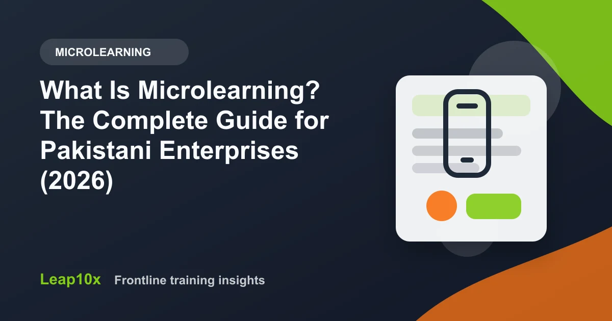 What Is Microlearning? The Complete Guide for Pakistani Enterprises (2026)