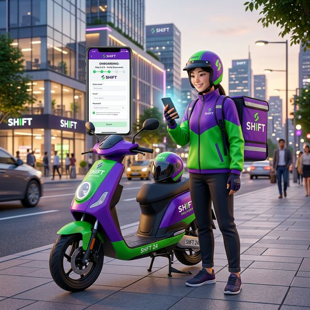 Illustration for Delivery Partner Onboarding