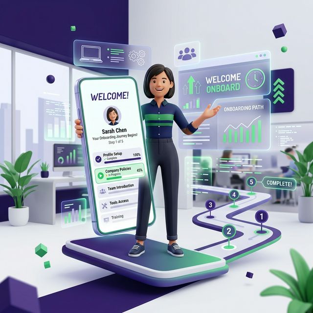 Illustration for Employee Onboarding